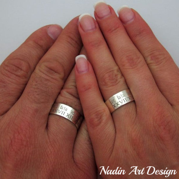 Wedding Rings 925 Silver Couple Wedding | Ring 925 Silver Women | Resizable  Rings Men - Rings - Aliexpress